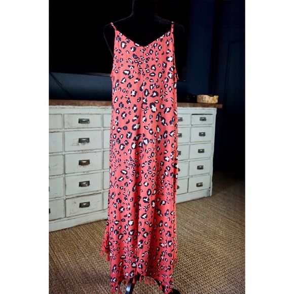 Anthropologie Paracas Leopard Coverup Dress New - Picture 6 of 11